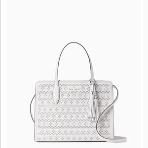 Kate Spade Rowe Perf Medium Top Zip Satchel